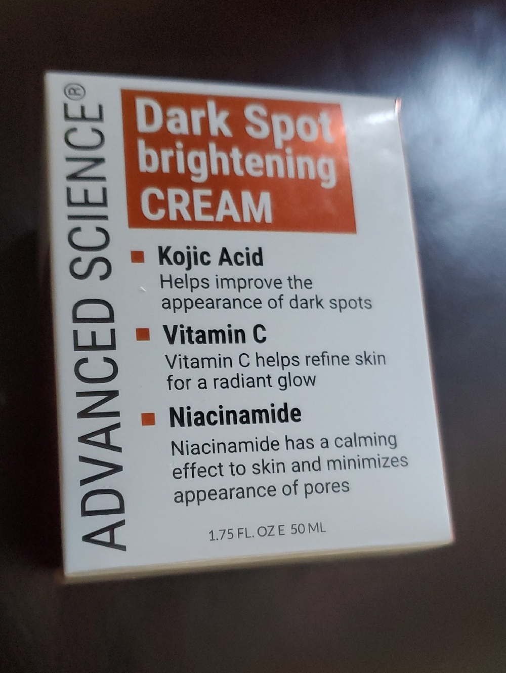 Dark Spot Brightening Cream with Vitamin C - White/Orange